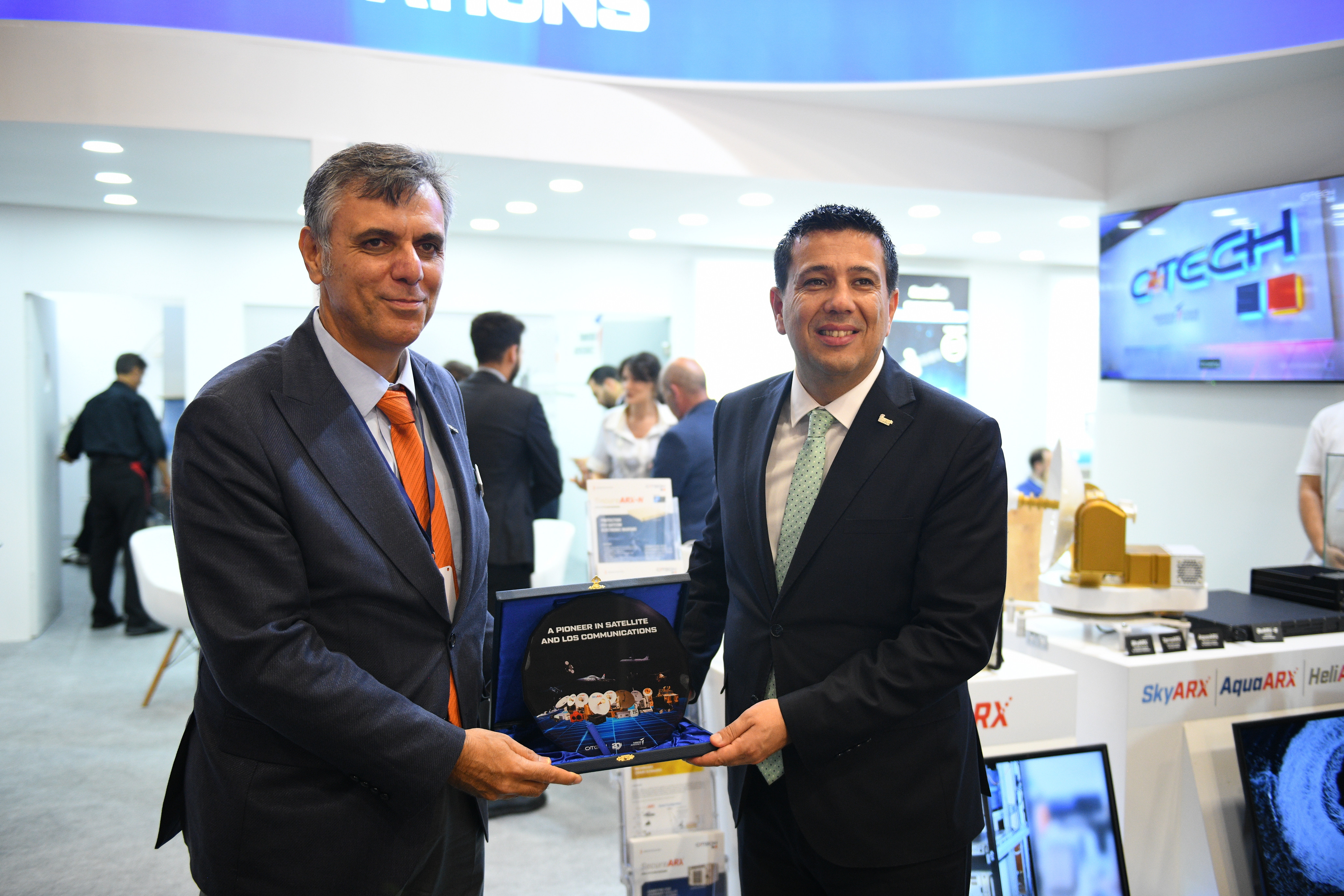 Our General Manager, Prof. Dr. Abdurrahman Akyol, visited the CTECH stand and met with Board Member and General Manager, Dr. Cüneyd Fırat.
